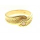 ANELLI DIAMANTI - Anello Donna Solitario Oro Giallo 18 kt Carati 750 4,40 Gr 0,08 Ct