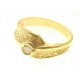 ANELLI DIAMANTI - Anello Donna Solitario Oro Giallo 18 kt Carati 750 4,40 Gr 0,08 Ct