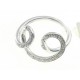 ANELLI DIAMANTI - Anello Donna Oro Bianco 18 kt Carati 750 Gr 4,70 Diamanti Ct 0,08 