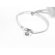 ANELLI DIAMANTI - Anello Donna Solitario Oro Bianco 1,45 Gr 18 Kt Carati 750 Diamante Ct 0,02 H IF