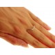 ANELLI DIAMANTI - Anello Donna Diamanti Oro Bianco 18 kt Carati 750 2,60 Gr 0,03 CT H IF