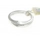 ANELLI DIAMANTI - Anello Diamante 0,03 Ct H IF Donna Oro Bianco 18 Kt Carati 750 Gr 5,40