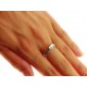 ANELLI DIAMANTI - Anello Diamante 0,03 Ct H IF Donna Oro Bianco 18 Kt Carati 750 Gr 5,40