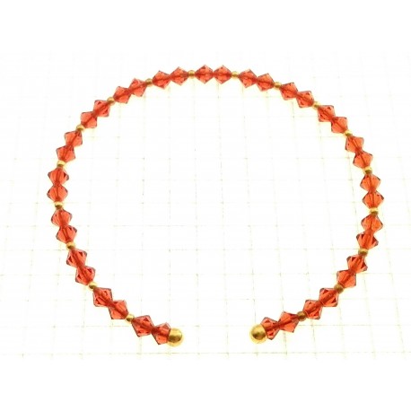 BRACCIALI DONNA - Bracciale Braccialetto Donna Swarovski Rigido Oro Giallo 18 Kt Carati Ct 750