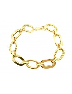 Bracciale Braccialetto Donna Oro Giallo 18 Kt Carati Ct 750 Gr 13,10