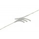 BRACCIALI DONNA - Bracciale Braccialetto Donna Tennis Oro Bianco 18 Kt Carati Ct 750 Gr 7,70