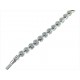 BRACCIALI DONNA - Bracciale Diamanti Donna Tennis Oro Bianco 18 Kt Carati 750 0,40 Ct