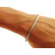 BRACCIALI DONNA - Bracciale Diamanti Donna Tennis Oro Bianco 18 Kt Carati 750 0,40 Ct