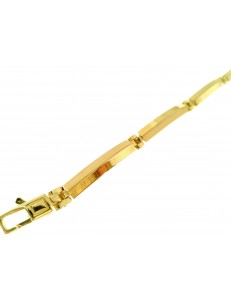 Bracciale Braccialetto Uomo Donna Unisex Oro Giallo 18 kt Carati Ct 750 8,60 gr