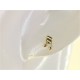 ORECCHINI ORO GIALLO - Orecchini Donna Bambina Oro Giallo 18 kt Carati Ct 750 0,85 Gr Nota Musicale
