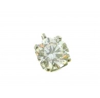 PENDENTI ORO BIANCO - Ciondolo Pendente Donna Oro Bianco 18 Kt Carati 750 0,45 Gr Solitario Punto Luce