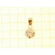 COLLANE ORO GIALLO - Collana Catenina Pendente Punto Luce Solitario Donna Giallo 18 kt Carati 750