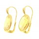 ORECCHINI ORO GIALLO - Orecchini Monachella Monachina Donna Oro Giallo 18 kt Carati Ct 750 7,50 Gr  