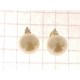 ORECCHINI ORO - Orecchini Perle Punto Luce Donna Oro Giallo 18 Kt Carati Ct 750 2,40 Gr
