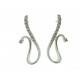 ORECCHINI ORO BIANCO - Orecchini Donna Oro Bianco 18 kt Carati Ct 750 3,60 Gr