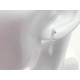 ORECCHINI ORO BIANCO - Orecchini Donna Trilogy Zirconi Taglio Brillante Oro Bianco 18 kt Carati Ct 750