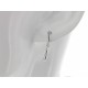 ORECCHINI DIAMANTI - Orecchini Donna Diamanti Oro Bianco 18 Kt Carati 750 2,20 Gr 0,08 Ct