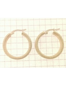 ORECCHINI CERCHIO GIALLI - Orecchini Donna Doppio Cerchio Cerchi Oro Giallo 18 kt Carati Ct 750 3,30 Gr