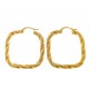 Orecchini Donna Cerchio Cerchi Oro Giallo 18 kt Carati Ct 750 2,90 Gr