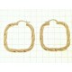 ORECCHINI CERCHIO GIALLI - Orecchini Donna Cerchio Cerchi Oro Giallo 18 kt Carati Ct 750 2,90 Gr