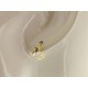 ORECCHINI BIMBA - Orecchini Bimba Bambina Cerchio Oro Giallo 18 kt Carati Ct 750 0,95 Gr