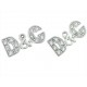 ORECCHINI ORO BIANCO - Orecchini Donna Oro Bianco 18 kt Carati Ct 750 2,10 Gr Zirconi Taglio Brillante