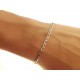 BRACCIALI BIMBI - Bracciale Braccialetto Bambino Bimba 14,0 Cm Oro Bianco 18 Kt Carati 750 1,15Gr 