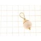 COLLANE ORO GIALLO - Collana Catenina Pendente Perla Donna Oro Giallo 18 Kt Carati Ct 750 1,60 Gr