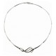 COLLANE ORO BIANCO - Collana Girocollo Collier Donna Ragazza Oro Bianco 18 Kt Carati Ct 750 14,50 Gr