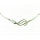 COLLANE ORO BIANCO - Collana Girocollo Collier Donna Ragazza Oro Bianco 18 Kt Carati Ct 750 14,50 Gr