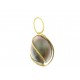 Ciondolo Pendente Donna Oro Giallo 18 Kt Carati Ct 750 0,85 Gr Perla