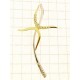 CROCI E SACRI ORO BIANCO - Ciondolo Pendente Donna Oro Bianco Giallo 18 Kt Carati Ct 750 2,15 Gr Croce