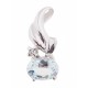 PENDENTI ORO BIANCO - Ciondolo Pendente Diamante Topazio Donna  Oro Bianco 18 Kt Carati Ct 750 1,90 Gr