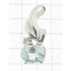 PENDENTI ORO BIANCO - Ciondolo Pendente Diamante Topazio Donna  Oro Bianco 18 Kt Carati Ct 750 1,90 Gr