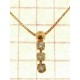 COLLANE ORO GIALLO - Collana Catenina Donna Trilogy Oro Giallo 18 kt Carati Ct 750 Con Zirconi Gr1,55