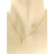 COLLANE ORO GIALLO - Collana Catenina Donna Trilogy Oro Giallo 18 kt Carati Ct 750 Con Zirconi Gr1,55
