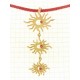 COLLANE ORO GIALLO - Collana Catenina Girocollo Donna Oro Giallo 18 kt Carati Ct 750 7,10 Gr Rubini