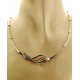 COLLANE ORO BIANCO - Collana Girocollo Collier Donna Ragazza Oro Bianco 18 Kt Carati Ct 750 14,50 Gr