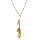 COLLANE ORO GIALLO - Collana Catenina Girocollo Pendente Donna Oro Giallo 18 Kt Carati Ct 750 Comete