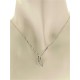 COLLANE  DIAMANTI - Collana Donna Diamanti Oro Bianco 18 kt Carati 750 COMETE GIOIELLI glb 464