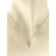 COLLANE  DIAMANTI - Collana Girocollo Donna Diamanti Oro Bianco 18 kt Carati COMETE  0,05 Ct