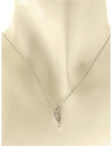 COLLANE  DIAMANTI - Collana Girocollo Donna Diamanti Oro Bianco 18 kt Carati COMETE  0,05 Ct