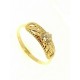 Foto lato Anello Donna Oro Giallo 18 kt Carati Ct 750 1,85 Gr