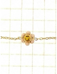 Bracciale Fiori Braccialetto Bimba Bambino Oro Giallo 18 Kt Carati Ct 750