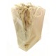 12 PZ SHOPPER LAMINATA COLORE ORO  MANIGLIA IN CORDA