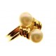 Foto particolare perle Anello Donna Oro Giallo 18 Kt Carati Ct 750 2,4gr Contrèe Perle
