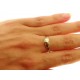 Foto mano Anello Donna Ragazza Oro Giallo 18 kt Carati Ct 750 1,85 Gr