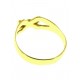 FOTO RETRO ANELLO FIOCCO - Oro Giallo 18 KT Carati Ct 750 Gr Zirconi Taglio Brillante