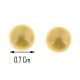 FOTO MISURE ORECCHINI PERLE - Donna Oro Giallo 18 Kt Carati Ct 750 1,55 Gr