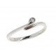ANELLO DIAMANTE - Donna Solitario Oro Bianco 1,90 Gr 18 Kt Carati 750